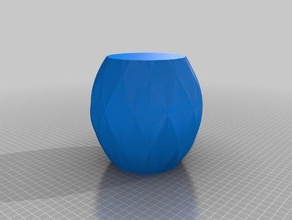 meine angepasste polygon vase Dekor 3d print model - Mito3D