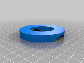 placca foro deformazione del cilindro orizzontale parti 3d print model - Mito3D