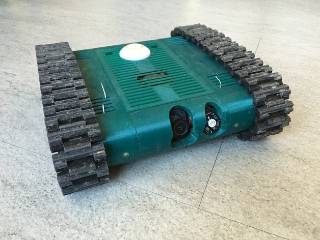 fpv-rover tank rc vehicles car fpv fpv-car rover gun mobile robot rc-car rc-rover rc-tank remote control rubber band rubber-band-gun rubber-gun rubbergun tracks toy trailer 3D print model - Mito3D