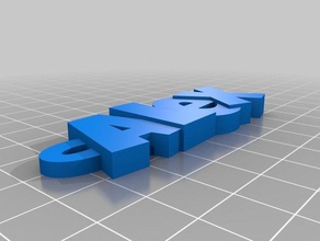 alex luckyest cara organização personalizado 3d print model - Mito3D