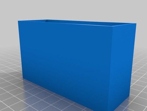 my customized parametric tray grid containers 3d print model - Mito3D