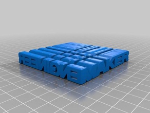 ingeniero creador de dos word escultura las esculturas personalizado 3d print model - Mito3D