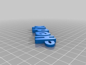 hendrik neu organizasyon özelleştirilmiş 3d print model - Mito3D