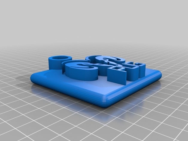 dodge pug llaveros personalizado 3D print model - Mito3D