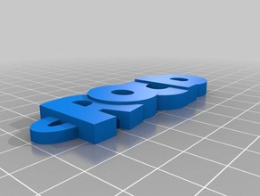 rocio luckyest chico organización personalizado 3d print model - Mito3D