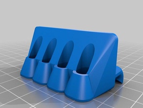 pegboard 4 scredriver holder tool holders boxes customized 3d print model - Mito3D
