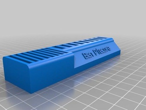 my customized usb stick sd card holder v30 organization 3d print model - Mito3D