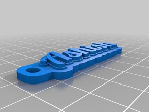 ashish keychains customized 3d print model - Mito3D