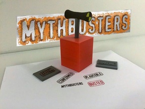 mythbusters - detonatore di stampatore gadget sballato confermato l'inchiostro plausibile 3d print model - Mito3D