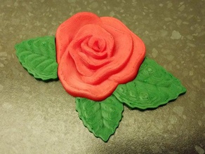 rose dekor 3d print model - Mito3D