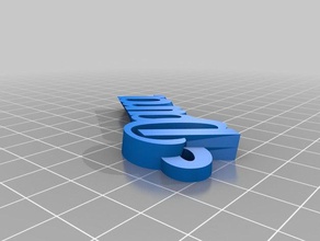 dara Schlüsselbund Schlüsselanhänger angepasst 3d print model - Mito3D