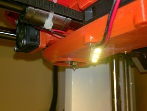mendel90 de impresión conducto del ventilador goliat extrusora e3d v6 la impresora partes 3d print model - Mito3D