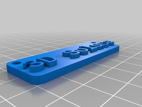 3d soluce nom des signes les logos personnalisé 3d print model - Mito3D