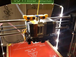 new back extruder carriage geeetech prusa i3x 3d printer parts 3d print model - Mito3D