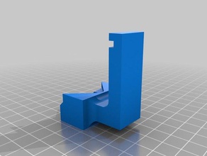 fan mount 3d printer accessories 80mm cooling feet tiny boy 3d print model - Mito3D