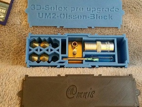 um2 3dsolex proupgrade olsson block storage - gift-box la stampante accessori pro upgrade anders hotend 3d print model - Mito3D