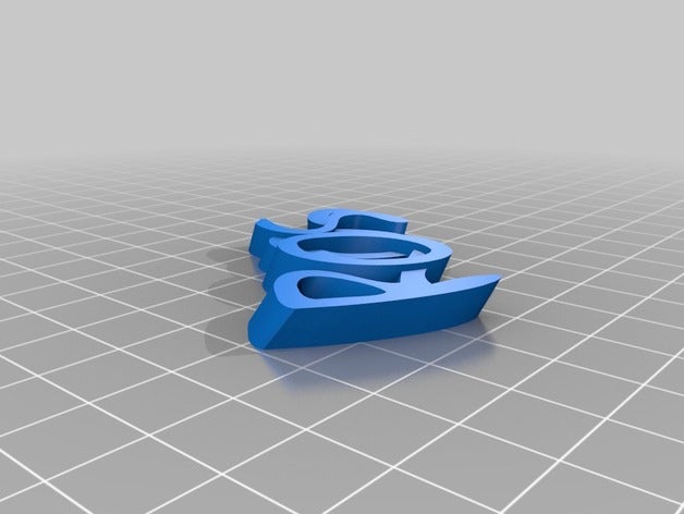 roos portachiavi organizzazione personalizzato 3D print model - Mito3D