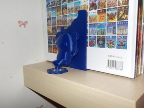 bookstand rilakkuma organization 3d print model - Mito3D