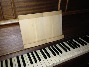 kitap stand piyano ev 3d print model - Mito3D