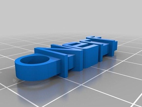 nerf Anahtarlık organizasyon özelleştirilmiş 3d print model - Mito3D