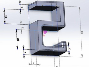 anzuelo simple de la herramienta los titulares cajas 3d print model - Mito3D