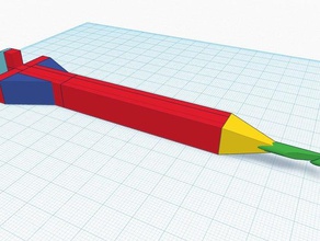 rainbow loom gancho de la mejor máquina telar bandas mano herramientas 3d print model - Mito3D