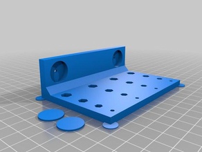 allen wrench wall mount tool holders boxes customizer hex tools holder 3d print model - Mito3D