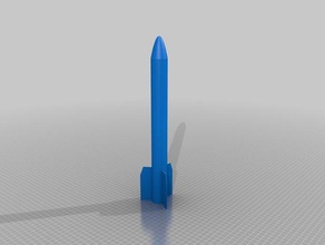 air rocket 1 3 d stampa 3d print model - Mito3D
