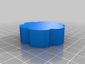 box fan knob replacement parts 3d print model - Mito3D
