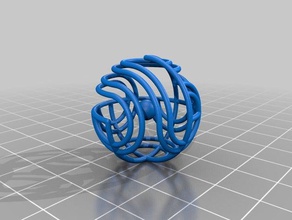 kühlen disformed ball Kunst 3d print model - Mito3D