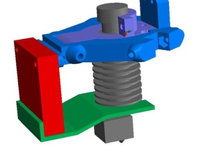 micromake kossel ventilador del deflector 3d de la impresora accesorios extrusora calor 3d print model - Mito3D