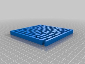 maze 2d toys games customized 3d print model - Mito3D