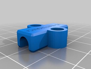 il mio personalizzato di guida del cavo clip stampante 3d mulino cnc openscad parti 3d print model - Mito3D