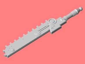 ripper espada tinkerplay figuras brinquedo jogo os acessórios figura de ação arma chainsword 3d print model - Mito3D