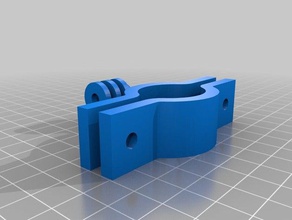 gopro handlebarseatpostpole camera mount 3d printing 3d print model - Mito3D