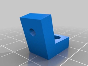 il mio personalizzato parametrico angolo di fissaggio regolabile casa 3d print model - Mito3D