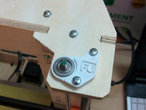 graber suporte de rolamento m5 3d a impressora partes 3d print model - Mito3D