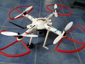 twisted leg parts- wltoys seeker v303 3d printing drone 3d print model - Mito3D