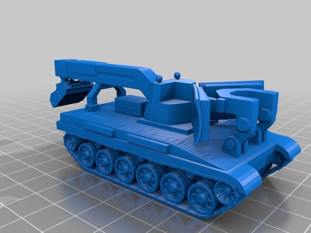 1-100 ölçekli t-90 ımr-3 muharebe mühendislik araç oyun parçaları minyatür wargame 3D print model - Mito3D