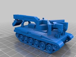 1-100 scale t-90 imr-3 combat engineering vehicle vehicles game pieces minatures wargame 3d print model - Mito3D