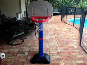 little tikes cerceau de basket-ball la charnière jouet jeu accessoires 3d print model - Mito3D