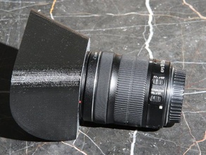 canon 18-135 stm lens hood reversible camera 3d print model - Mito3D