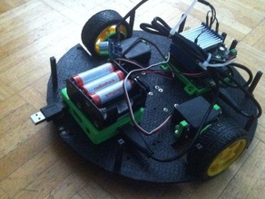 robot3 robotics diy diydrones motor first robots 3d print model - Mito3D
