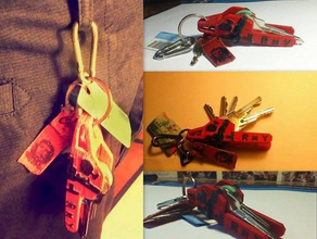 Schlüssel-ring - Kette sah Schlüsselhalter Schlüsselanhänger 3d print model - Mito3D