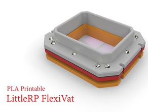 littlerp pla yazdırılabilir flexivat 3d yazıcı aksesuarlar 3d print model - Mito3D