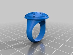 anel texure 1 3 d impressão 3d print model - Mito3D