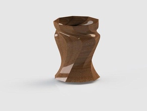 rodamoinho vaso decoração espiral 3d print model - Mito3D