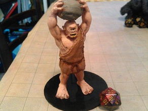 cíclope mesa de juego los juguetes juegos bestia la fantasía el gigante grecia mitología griega monster ogro roles rpg troll wargaming 3d print model - Mito3D