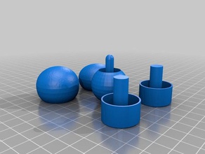 tippy parte superior de varios prueba diseño la física astronomía 3d print model - Mito3D