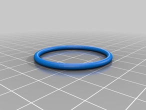 1 25 miligram o-ring parçalar özelleştirilmiş 3d print model - Mito3D